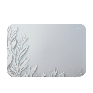 【Monster】 Soft Diatomaceous Earth Absorbent Mat – Shadow of Water Series (60x40cm) – Silver Blue