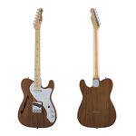Fender MIJ Traditional 69 Tele Thinline 半空心電吉他 木紋【敦煌樂器】, , large