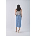 (S) lativ棉質純棉藍色長裙二手衣, , large