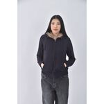 (M) uniqlo質感棉質連帽藍色外套二手衣, , large