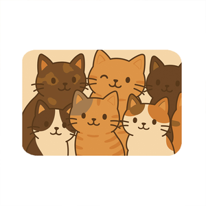 【Monster】 Soft Diatomaceous Earth Absorbent Mat – Nordic Animal Series (60x40cm) – Meow Squad