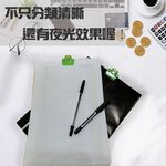 GS MALL 台灣製造 一組6入 夜光文具夾 辦公夾 收納夾 螢光夾 文件夾 文具夾 文具 夾子, , large