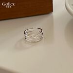 【Gulicc 】古莉可 戒指 簡約個性交叉戒指, , large
