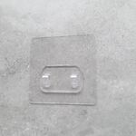 [熊好貼國際]大吹風機架替換專用貼片 凹凸不平整老舊牆面選超黏)平整光滑牆面（選重覆貼) 無痕掛勾掛鉤無痕掛勾, , large