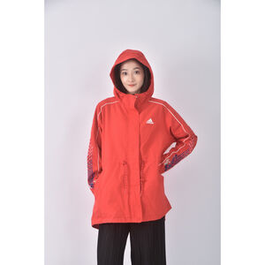 (XL) adidas連帽紅色外套二手衣