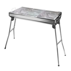 Stainless steel charcoal grill