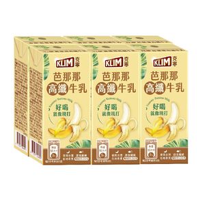 克寧芭那那高纖牛乳(每組6瓶/每瓶約198ml)