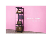 【Y HOUSE】45x45x75cm perforated plate two-layer rack perforated plate rack iron rack - black paint, , large