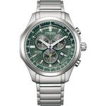CITIZEN 星辰 鈦 光動能計時手錶-綠 AT2530-85X, , large