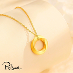 【Prisme Gold】黃金項鍊 莫比烏斯圓環 鍊墜項鍊 (金重：約0.05錢±0.02), , large