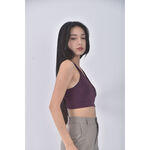 (S) 吊帶運動紫色上衣二手衣, , large