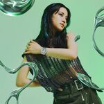 CASIO 卡西歐 G-SHOCK 粉彩金屬八角手錶 女錶 GM-S2110-3A, , large