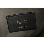 FENDI MON TRESOR FF LOGO 滿版標誌布質二用迷你水桶包/棕色, , large