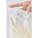 (S) nautica質感假兩件白色長袖上衣二手衣, , large