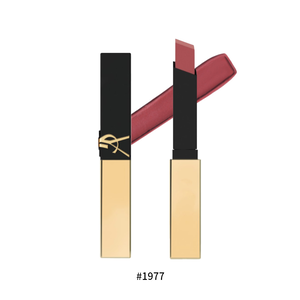 【YSL 聖羅蘭】 奢華緞面浮雕唇膏 #1977
