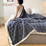 【Albert bedding】Rabbitblanket_DarkGray, , large