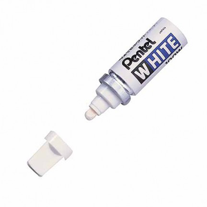 【 Pentel 飛龍 】白色油漆筆 粗字 6.6mm /支 X100W