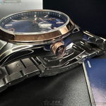 [星晴錶業]MASERATI手錶,42mm,R8853151006寶藍色錶面玫瑰金錶殼金銀相間精鋼錶帶款, , large