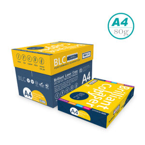 BLC A4 80lb photocopy paper (5 packs per box) (for laser, photocopying, faxing, and inkjet printing)