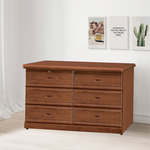【唯熙傢俱】琳恩樟木色六斗櫃 抽屜櫃, , large