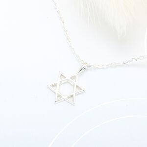 【Angel & Me】六芒星 Hexagram s925 純銀 項鍊 生日 週年 情人節 禮物