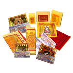 【金發財金紙-超強執行力版】簡單玉帝令土地公+五路財神含發財錢-1入組(金紙), , large