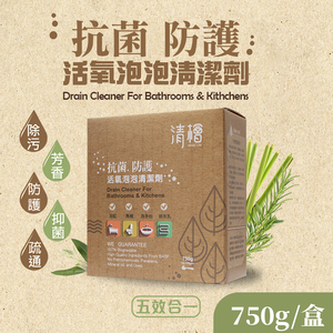 【清檜Hinoki Life】抗菌防護活氧泡泡清潔劑x2盒(750g/盒)