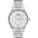 TISSOT Le Locle Gent 力洛克小秒針機械腕錶-銀/39mm  T0064281103801, , large