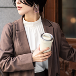 【日本孔雀Peacock】316不鏽鋼 手提式City城市 咖啡杯 保冷保溫杯400ML(耐衝擊底座)-灰黑, , large