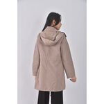 (S) vicky質感風衣杏色外套二手衣, , large