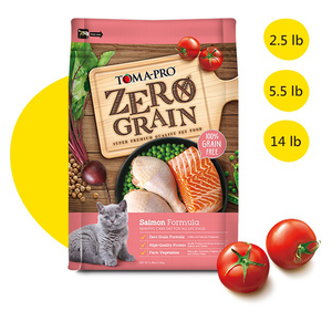 優格 TOMA-PRO 天然%零穀配方 全齡貓用敏感配方 鮭魚 無榖 貓飼料 貓糧 2.5磅