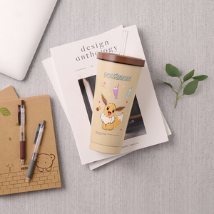 Pok&eacute;mon Ceramic Stainless Steel Straw Cup - Pikachu