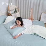 BUHO 絲滑星鑽100支純天絲6尺雙人加大床包枕套三件組-台灣製(多款任選), , large