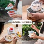 JC ECO BELIEVER長方型圓型 鉑金食品級矽膠保鮮盒 保鮮盒 折疊保鮮盒 折疊便當盒 微波保鮮盒 矽膠保鮮盒, , large