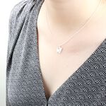 【Angel & Me】Yorkshire Dog s925 sterling silver necklace Birthday gift, , large