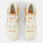 Kixpress-New Balance 女 復古鞋 經典 NB 550 休閒 B楦 膠底 簡約 穿搭 米 橘 [BBW550AJ], , large