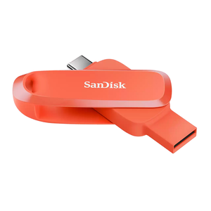 【SanDisk】Phone Drive DDC6 橘色 128G TYPE-C USB 3.2 雙用 OTG 旋轉隨身碟 讀取速度 100MB/s