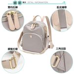 SPRING-簡約尼龍後背包休閒後背包3way小款後背包-多色(0-55142), , large