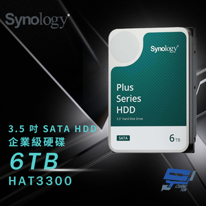 昌運監視器 Synology群暉 HAT3300-6T 6TB 3.5吋企業級硬碟 SATA HDD,  昌運監視器 Synology群暉 HAT3300-6T 6TB 3.5吋企業級硬碟 SATA HDD