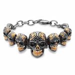 BOMBERG 炸彈錶 半金末日骷髏手環 (JW-BRCLT-SP.M35.6), , large