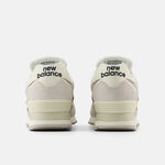 Kixpress-New Balance 女 休閒鞋 運動 經典 復古 B楦 NB 574 緩震 麂皮 灰白 [WL574DQ2], , large