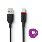 [RONEVER] Type-C TPE充電傳輸線 VPC161 180CM, , large