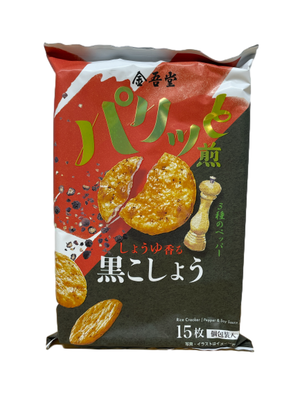 金吾堂三種黑胡椒醬油味仙貝【Mia C'bon Only】