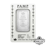 [皇家典藏] PAMP-紐埃-基督教十字架-1盎司銀條, , large