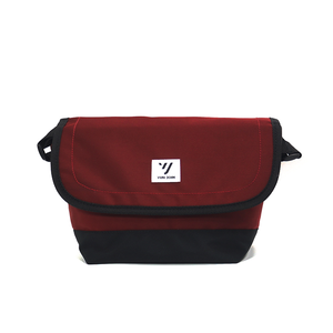 【YUNJOIN】TWILL-輕量側背包-酒紅色 郵差包 兩用包 小包 掀蓋包,  【YUNJOIN】TWILL-輕量側背包-酒紅色 郵差包 兩用包 小包 掀蓋包