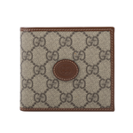 GUCCI Interlocking G Logo 對開零錢袋短夾/棕色, , large