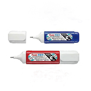 【Pentel 飛龍】萬能速乾型極細 修正液 立可白 12ml 12支 /盒 - 藍色 ZL31