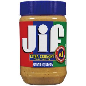 JIF 16OZ Crunchy Peanut Butter