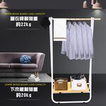 金德恩 GS MALL 台灣製造 一組 折疊吊掛衣帽架 衣帽架 毛巾架 晾曬架 吊衣架 曬衣架 衣架 曬衣支架 折疊架 吊掛架, , large