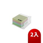 【O-Life】400-sheet color notepad - transparent, , large